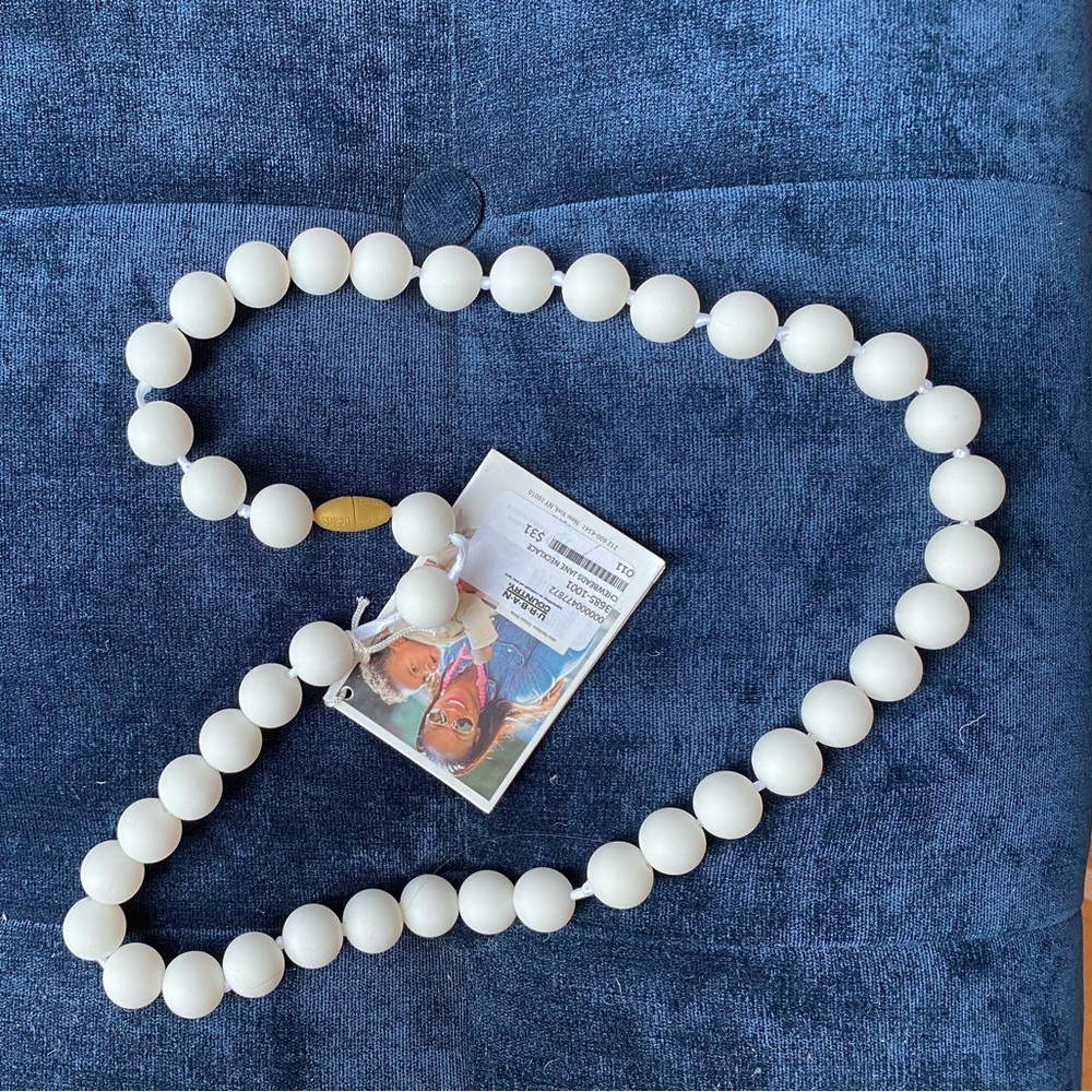 NWT Chewbeads White Teething Necklace